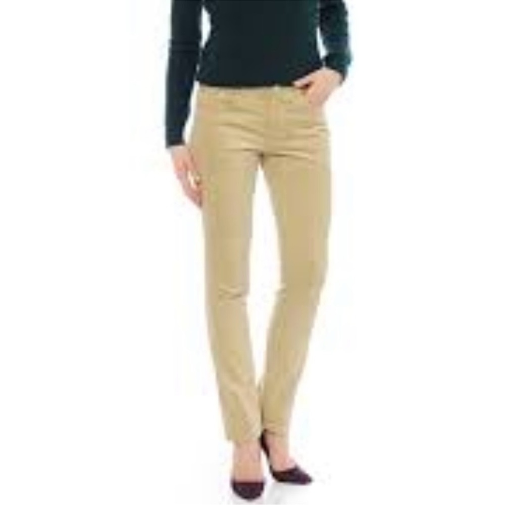 Brooks Brothers Natalie Fit Tan Corduroy Pants 10